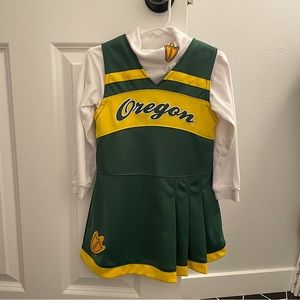 Oregon Duck Cheerleading Outfit